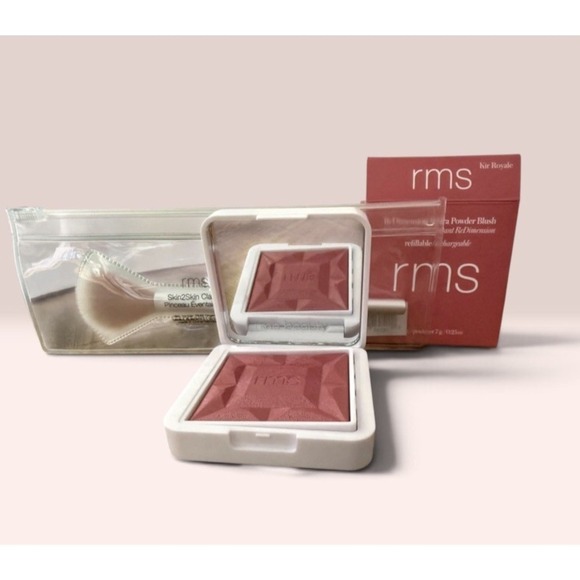 RMS Beauty Other - RMS Beauty Re-Dimension Hydra Powder Refillable Blush KIR ROYAL w/ Brush. NIB